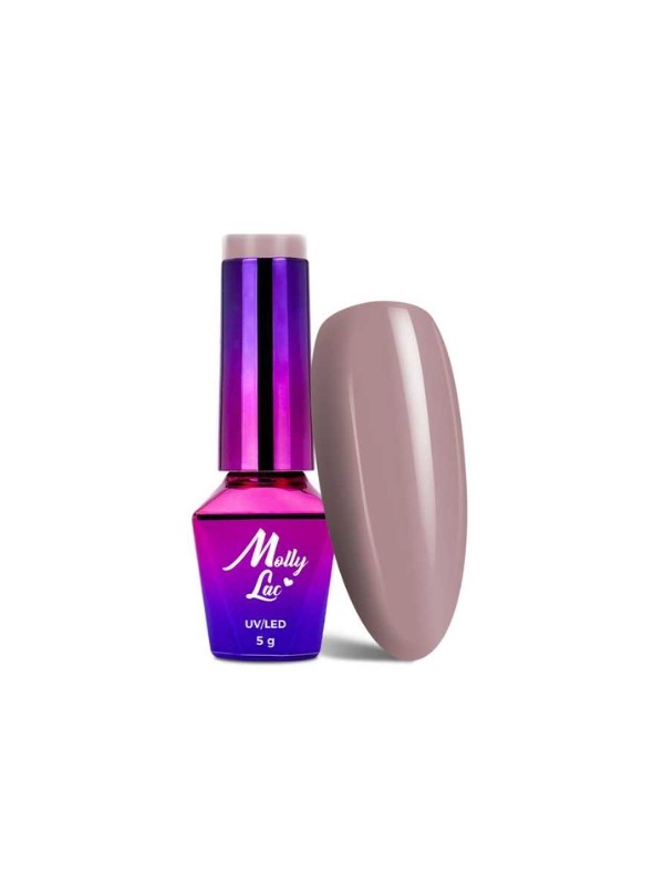 MollyLac /63/ Delicate Woman Hybrid Nail Polish Pleasant To The Touch 5 мл