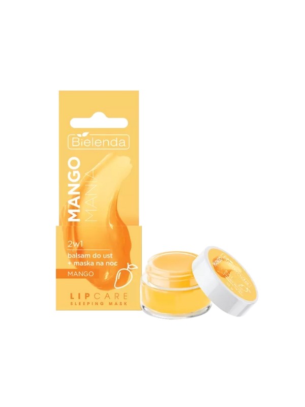 Bielenda Lip Care Sleeping Mask Mango Mania 2in1 Бальзам для губ + нічна маска 10 г