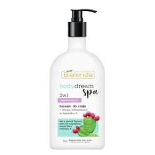 Bielenda Body Dream Spa 2in1 regenerierender Körperbalsam + Serum in Kapseln Kaktusfeige 350 ml