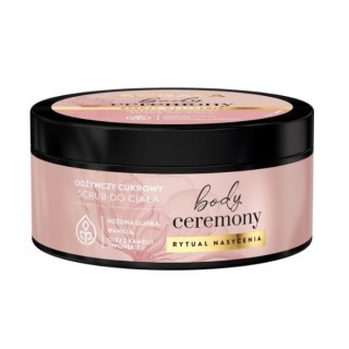 Soraya Body Ceremony odżywczy cukrowy Scrub do ciała Różowa glinka 200 g