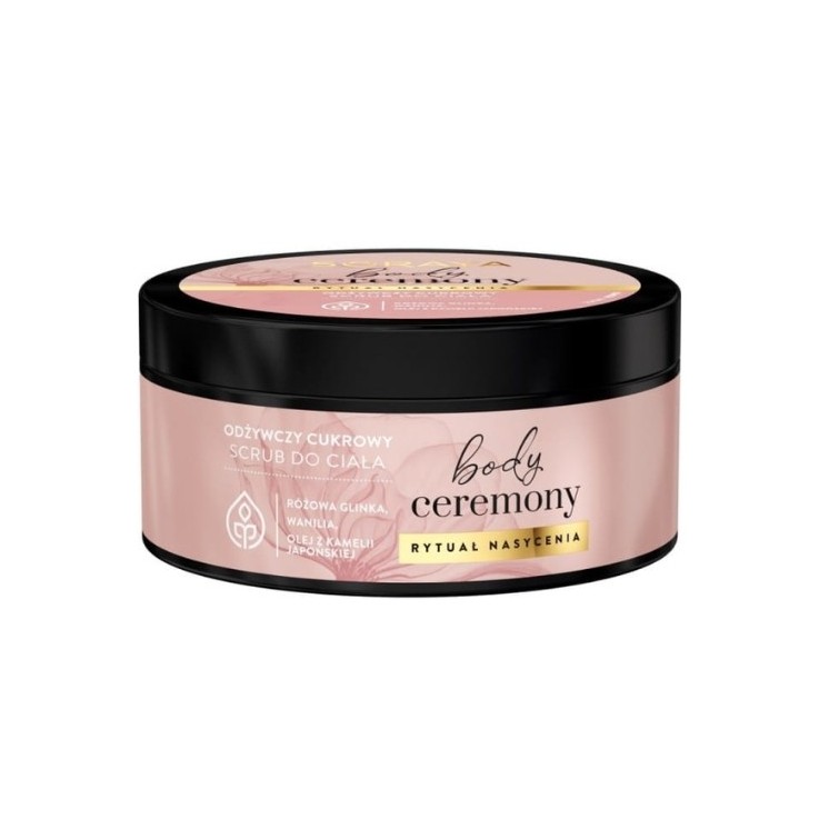 Soraya Body Ceremony Voedende Suiker Bodyscrub Roze Klei 200 g