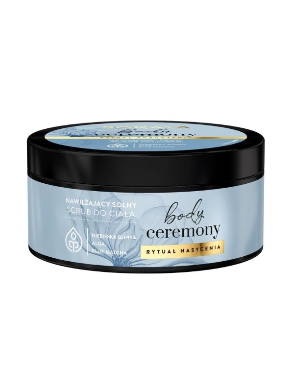 Soraya Body Ceremony Hydraterende Zout Bodyscrub Blauwe Klei 200 g