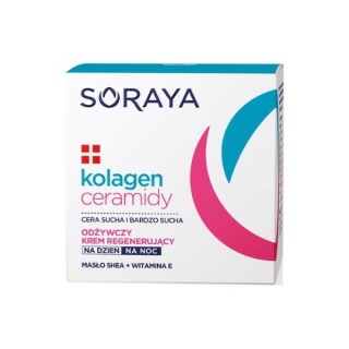 Soraya Collageen + Ceramides voedende regenererende gezichtscrème Dag/nacht 50 ml