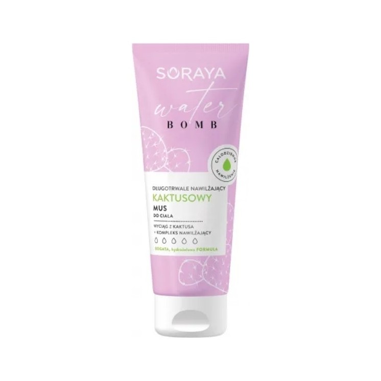 Soraya Water Bomb langdurige hydraterende Kaktus bodymousse 200 ml