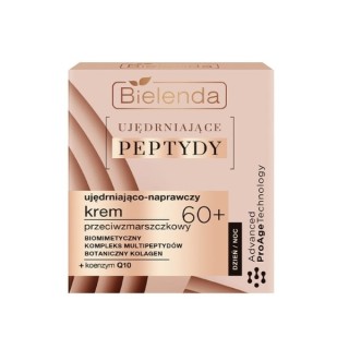 Bielenda Ujędrniające Peptydy Anti-Falten-Gesichtscreme 60+ Straffende und reparierende 50 ml