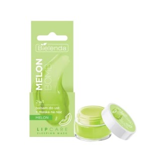 Bielenda Lip Care Sleeping Mask Melon Bomb 2in1 Lippenbalsam + Nachtmaske 10 g