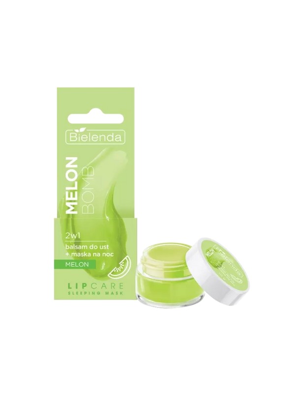 Bielenda Lip Care Slaapmasker Melon Bomb 2in1 Lippenbalsem + nachtmasker 10 g