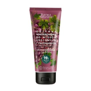 Barwa Naturalna Grape Conditioner für lockiges und welliges Haar in einer Tube 200 ml