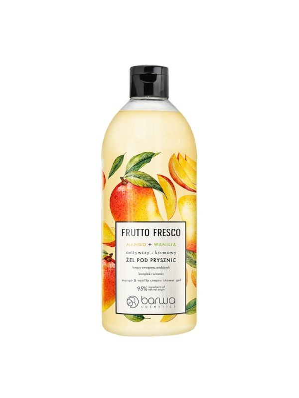 Гель для душу Barwa Frutto Fresco Natural живильний Mango + Ваніль 480 мл