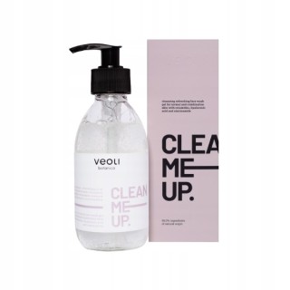 Veoli Botanica Clean Me Up reinigende en verfrissende gezichtswasgel 190 ml