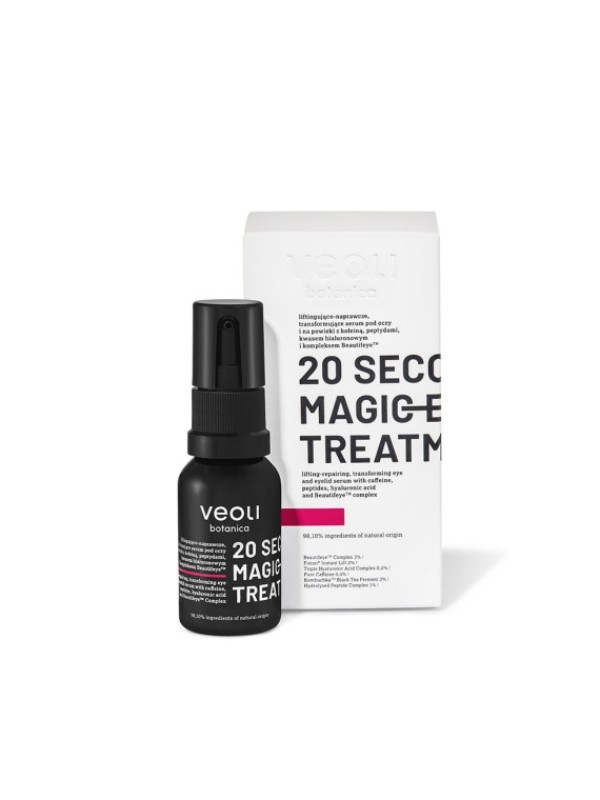 Veoli Botanica 20 Sekonds Magic Eye Treatment hebendes und reparierendes transformierendes Serum 15 ml