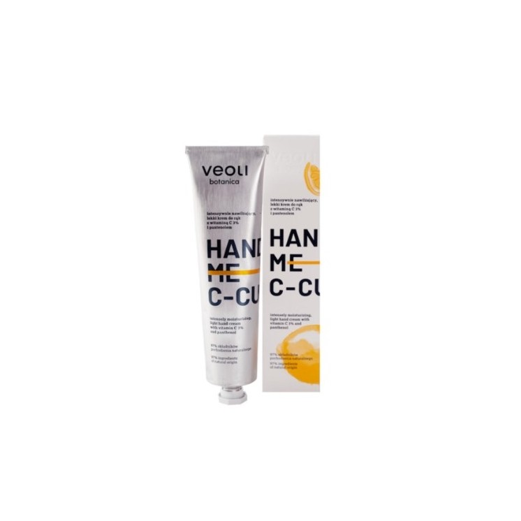 Veoli Botanica Hand Me C-Cure інтенсивно зволожуючий легкий крем для рук з вітаміном С 3% 75 мл