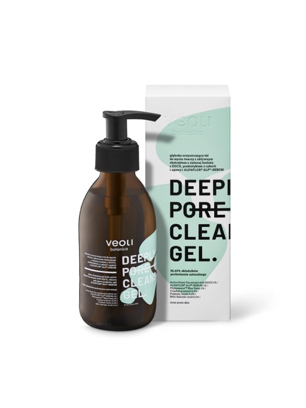 Veoli Botanica Deeply Pore Cleansing Gel глибоко очищаючий очищаючий гель для обличчя 200 мл