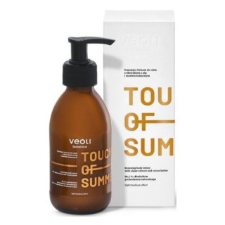 Veoli Botanica Touch of Summer бронзуючий лосьйон для тіла з екстрактом водоростей 195 мл