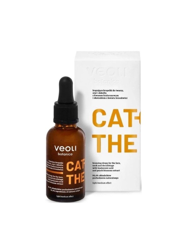 Veoli Botanica Catch the Sun Bräunungstropfen für Gesicht, Hals und Dekolleté, Light / Medium , 30 ml