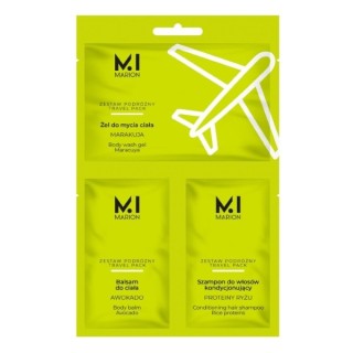 Marion Travel Pack Reiseset: Duschgel + Körperlotion + Haarshampoo