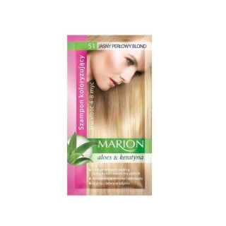 Marion Colorationsshampoo mit Aloe-Extrakt 4-8 Haarwäschen /51/ Helles blond 40 ml