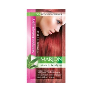 Marion Kleurshampoo met aloë-extract 4-8 wasbeurten /56/ Intens rood 40 ml