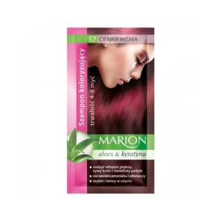 Marion Kleurshampoo met aloë-extract 4-8 wasbeurten /57/ Donkere kers 40 ml