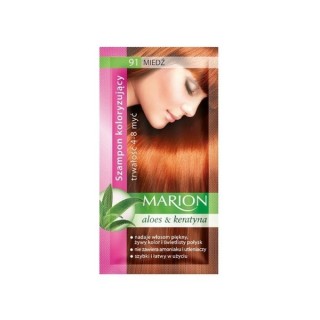 Marion Coloring shampoo with aloe extract 4-8 washes /91/ Copper 40 ml