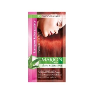 Marion Färbeshampoo mit Aloe-Extrakt 4-8 Wäschen /93/ Granatapfel 40 ml