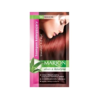 Marion Färbeshampoo mit Aloe-Extrakt 4-8 Wäschen /96/ Mahagoni 40 ml