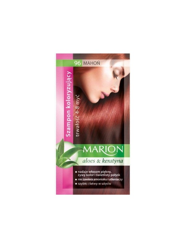 Marion Kleurshampoo met aloë-extract 4-8 wasbeurten /96/ Mahonie 40 ml