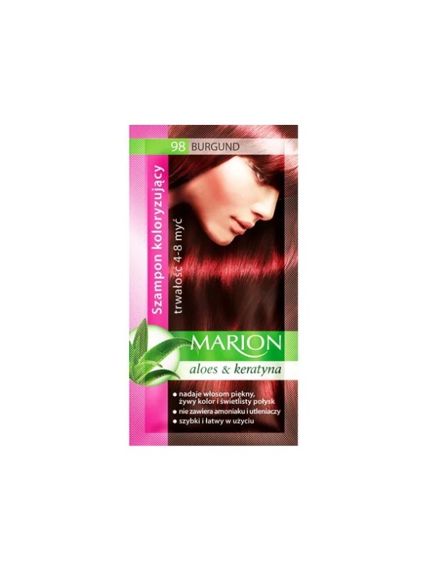 Marion Kleurshampoo met aloë-extract 4-8 wasbeurten /98/ Burgundy 40 ml