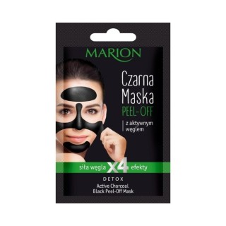 Marion Detox Black Peel-off Маска для обличчя з активованим вугіллям 6 г