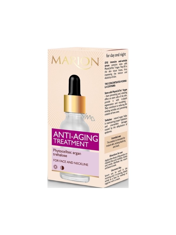 Marion Anti-aging - Serum für Gesicht und Hals mit Argan 20 ml