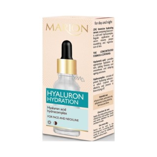 Marion Hyaluron Hydration Serum для обличчя та шиї з гіалуроновою кислотою 20 мл