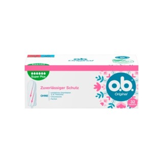 OB Orginal Super Plus Hygienetampons, 32 Stück