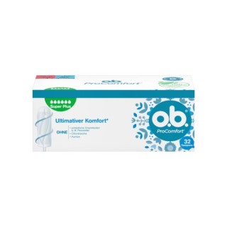 OB ProComfort Super Plus Hygienetampons, 32 Stück