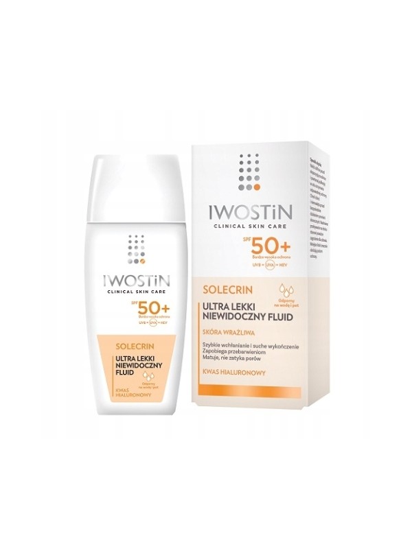 Iwostin Solecrin Ultra onzichtbare gezichtsvloeistof SPF50 40 ml