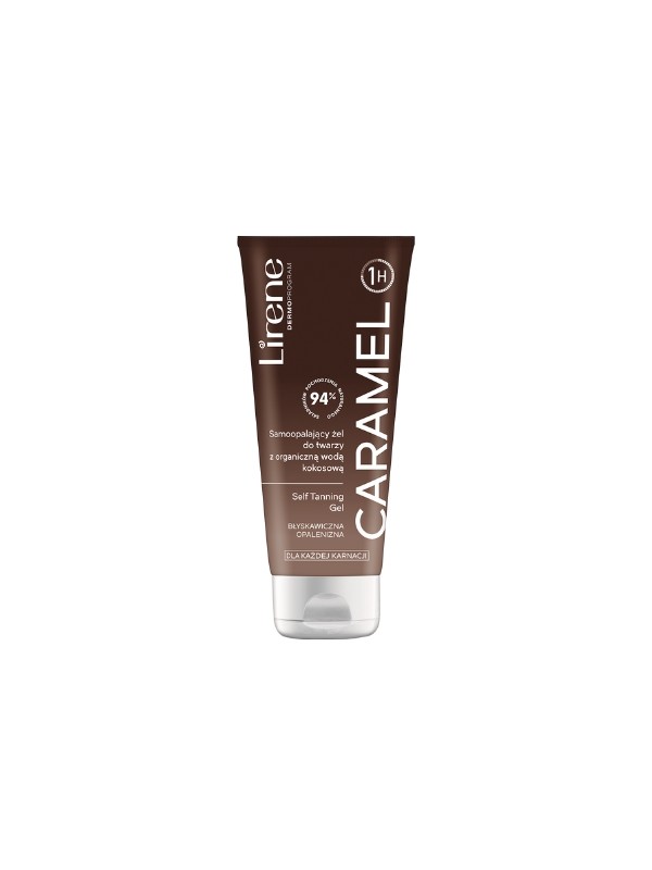 Lirene Bronzing Face Gel mit Bio-Kokosnusswasser Carmel 75 ml