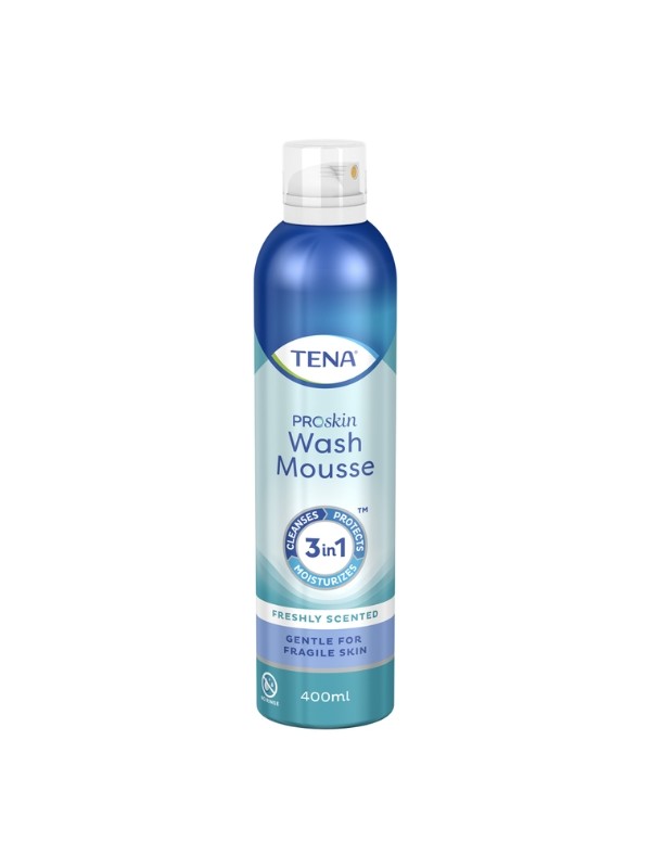 Пінка для вмивання Tena Wash Mousse 3in1 400 мл