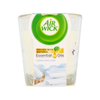 Airwick COTTON AND LINEN Duftkerze 105 g