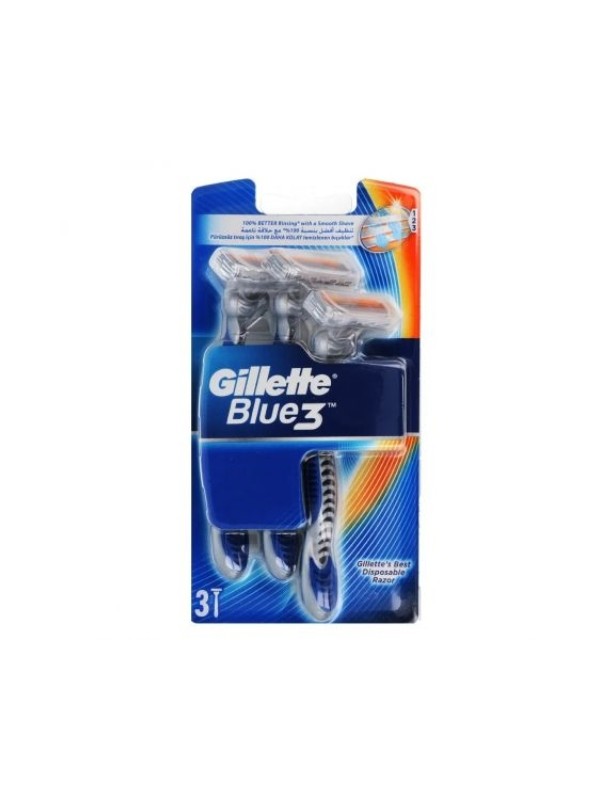 Gillette Blue3 wegwerpscheermesjes 3 stuks