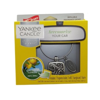 Yankee Candle Car Charming Scents Autoduft-Set mit Nachfüllung Sicilian Lemon 1 Stück