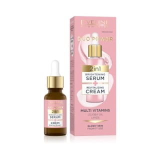 Eveline Duo Power 2in1 Aufhellendes Serum + Revitalisierende Gesichtscreme 18 ml