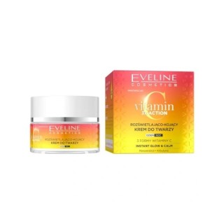 Eveline Vitamin C 3x Action Aufhellende und beruhigende Tages- und Nacht-Gesichtscreme 50 ml