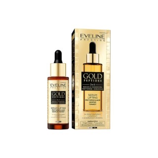 Eveline Gold Peptides Serum - ліфтинг відновлення контуру обличчя 30 мл