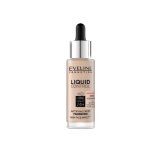 Eveline Liquid Control Facial Foundation with Niacinamide in Droper /010/ Light Beige 32 мл