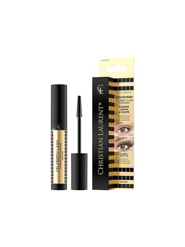 Eveline Christian Laurent Celebrity Lash Mascara Extreme verlenging en verdikking 7 ml