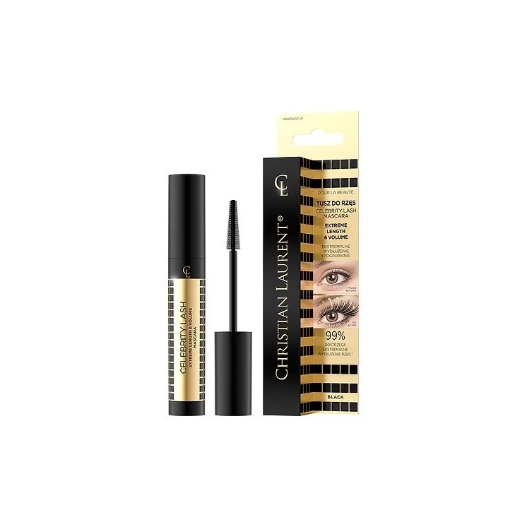 Eveline Christian Laurent Celebrity Lash Extreme Mascara Allongement et Épaississement 7 ml