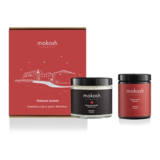 Mokosh Cadeauset Zweeds feest in het kasteel van Malmohus: Zoute Peeling 300 ml + Lichaamsbalsem 180 ml