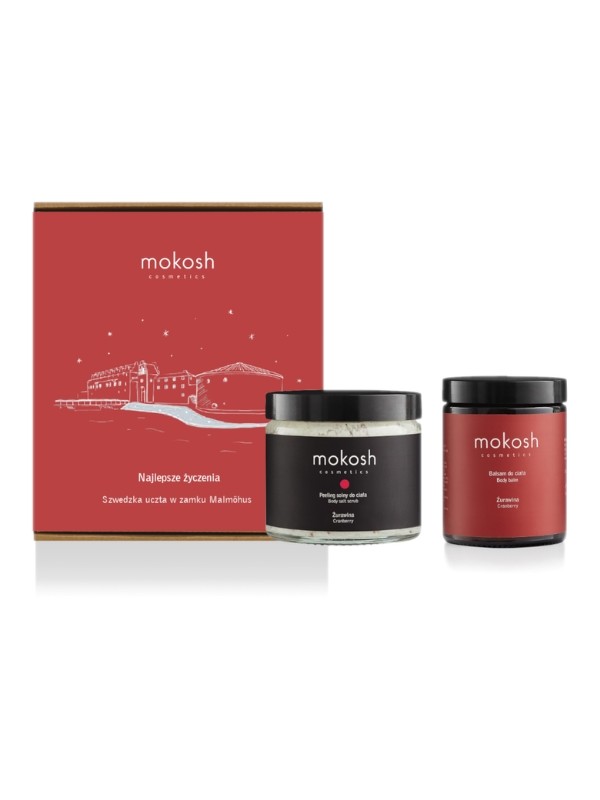 Mokosh Cadeauset Zweeds feest in het kasteel van Malmohus: Zoute Peeling 300 ml + Lichaamsbalsem 180 ml