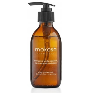 Mokosh Shampoo für mittlere Porosität, mattes Haar mit trockenen Spitzen, Grüner Tee mit Bergamotte, 200 ml