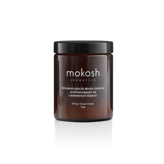 Mokosh Conditioner/Mask for low porosity, thin, oily and volumeless hair Fig with Charcoal 180 ml