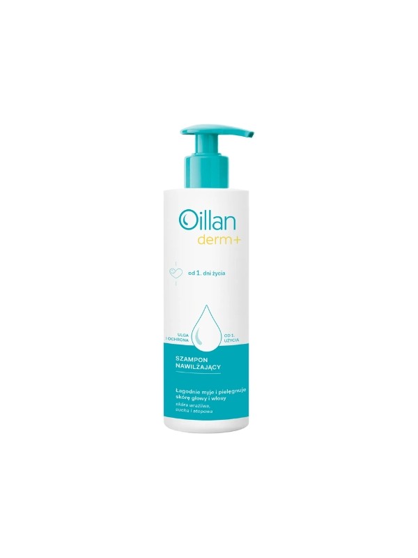 Oillan Derm+ Feuchtigkeitsshampoo für die Kopfhaut ab dem ersten Lebenstag 180 ml